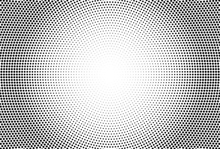 Halftone effect. with Black polka dots. Vector geometric textureのイラスト素材