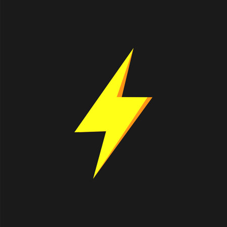 Thunder and bolt lighting elements. Flash icons set. Elestric blitz. Vector thunderbolt on white backgroundのイラスト素材