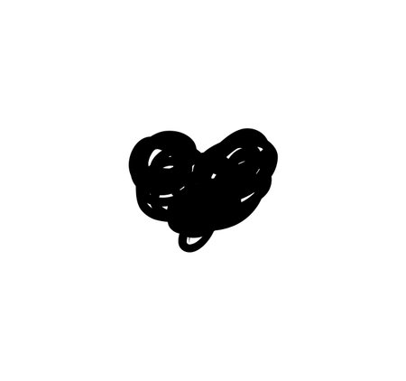 Scribble pen strokes. Doodle pencil scratch. Vector freehand shapes.のイラスト素材