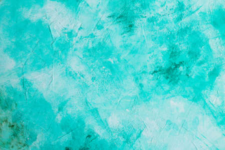 Slate or stone kitchen table turquoise. Culinary background. Flat lay. Top view.