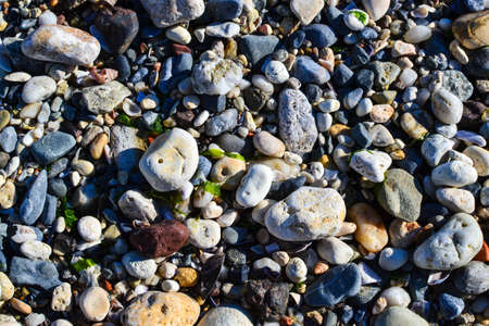 Rocks on the sea shore after storm