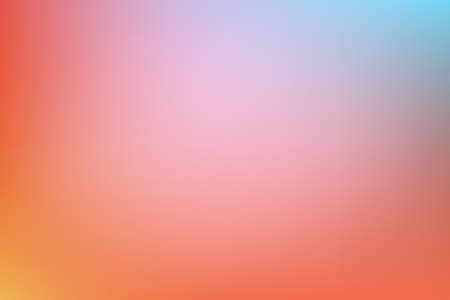 Abstract smooth gradient background. Vector illustration in autumn color. Red and orage leaves on the sky background.のイラスト素材