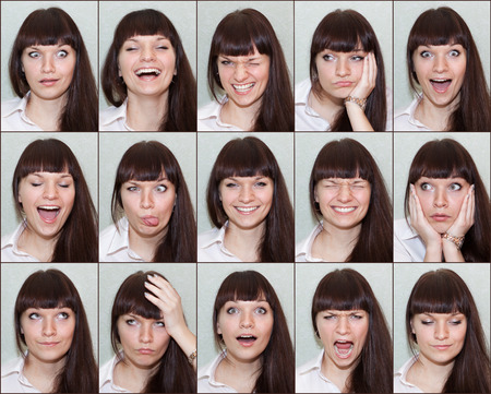 range of emotionsの写真素材