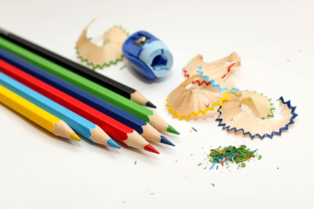 Colored pencils for drawing.の写真素材