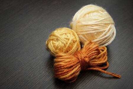 Wool yarns.の写真素材