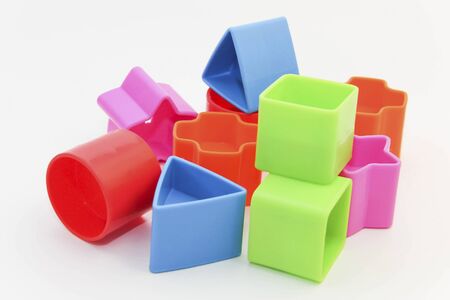 Colorful plastic toys.の写真素材