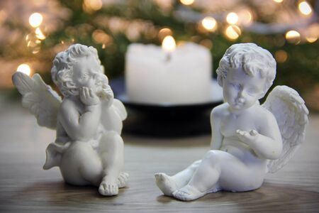 christmas angelsの写真素材