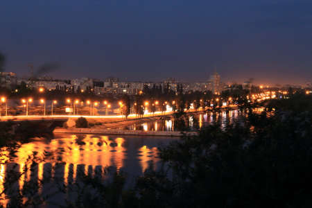 evening cityの写真素材