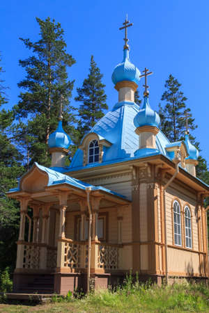 Chapel on Valaam, Russia.の写真素材