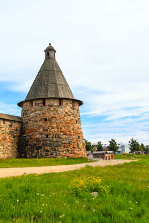 The fortress of the Solovezki Monastery in Karelia, Russia.のeditorial素材