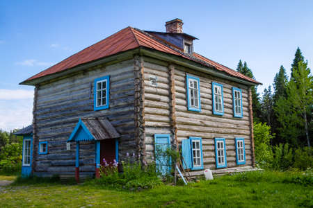 Solovki, Russia - June 26, 2016 Archimandrite Makarius Cottage built in 1882