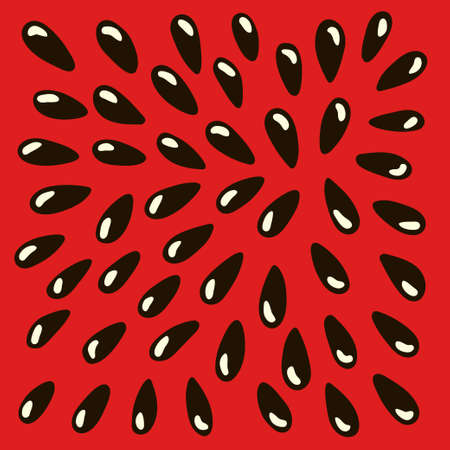 Beautiful pattern in a modern style. Simple cute hand-drawn illustration.のイラスト素材