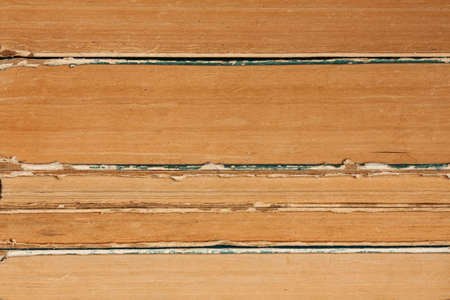 View Of Rows Of Different Old Books Close Up.
