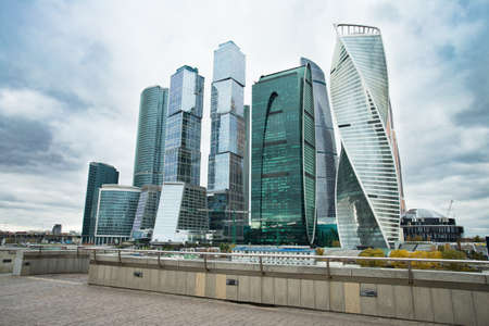 Moscow, Russia. Moscow City. Modern Architectural Buildings Of Business Center Of Moscow City...