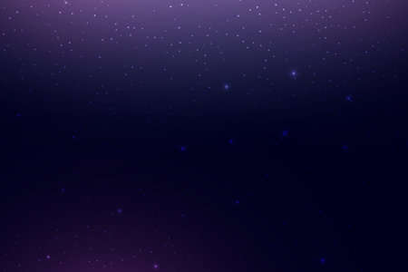 Space sky with stars. Galaxy, universe with copy space for text background. Vector illustration.のイラスト素材