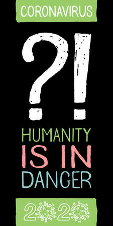 Banner on the theme of the ncov Coronavirus 2019のイラスト素材