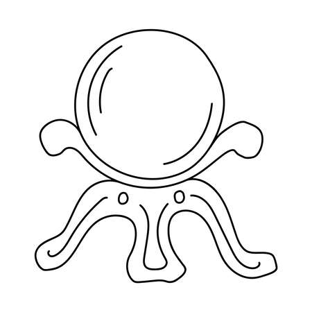 MORTAR FOR GRINDING HERBS ON A WHITE BACKGROUND IN THE VECTORのイラスト素材