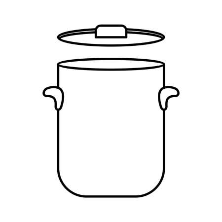 KITCHEN BUCKET ON A WHITE BACKGROUNDのイラスト素材