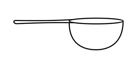 KITCHEN BUCKET ON A WHITE BACKGROUNDのイラスト素材