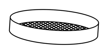 SET OF KITCHEN APPLIANCES ON A WHITE BACKGROUNDのイラスト素材