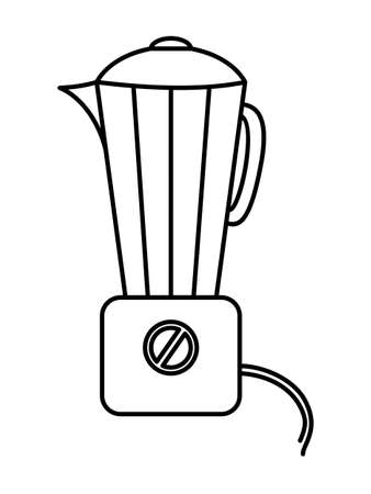 SET OF KITCHEN APPLIANCES ON A WHITE BACKGROUND IN VECTORのイラスト素材