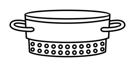 SET OF KITCHEN APPLIANCES ON A WHITE BACKGROUND IN VECTORのイラスト素材