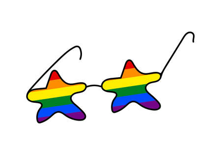 MULTI-COLORED FRAME ON A WHITE BACKGROUND IN VECTORのイラスト素材