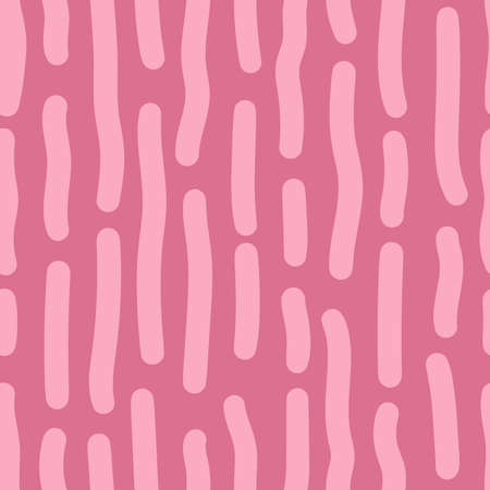 SEAMLESS PINK PATTERN WITH LARGE LINES IN VECTORのイラスト素材