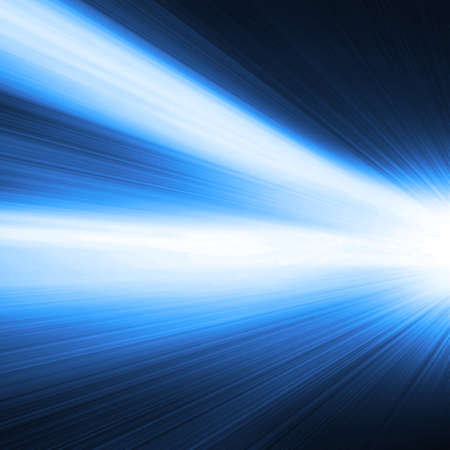 Abstract image of speed motion on the road at twilight.