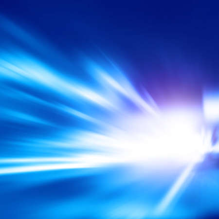 Abstract image of high speed on the road at night.の写真素材