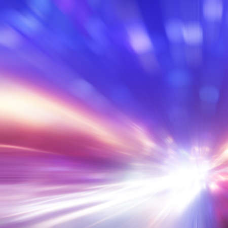 Abstract image of speed motion on the road.