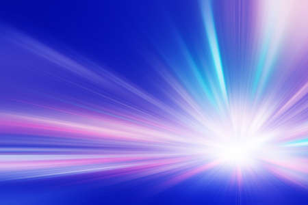 Abstract image of speed motion on the night road.の写真素材
