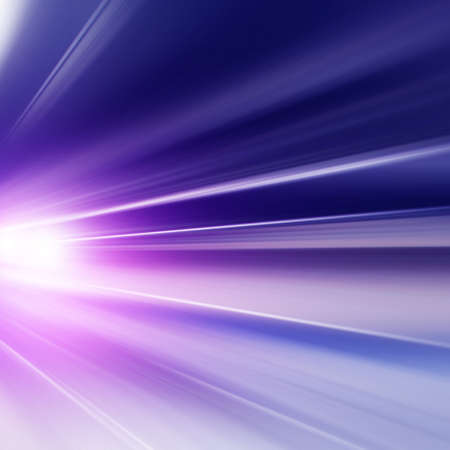 Abstract image of speed motion on the road at night.の写真素材