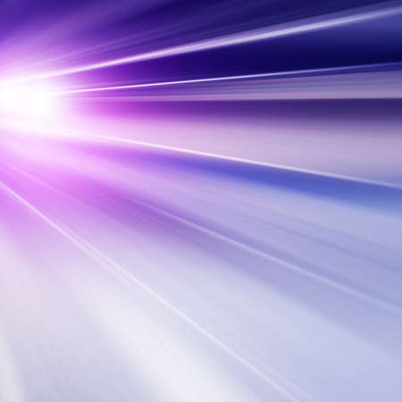 Abstract image of speed motion on the road at night.の写真素材