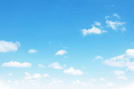 Blue sky with white clouds.の写真素材