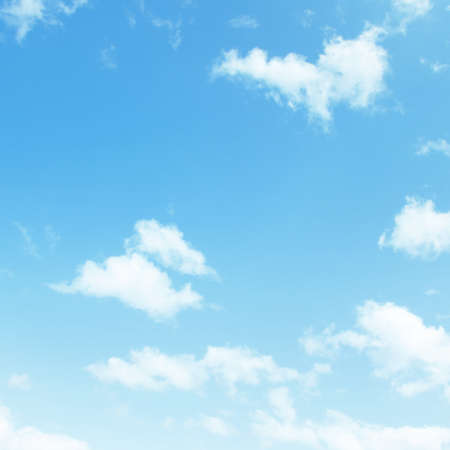 Blue sky with white clouds.の写真素材