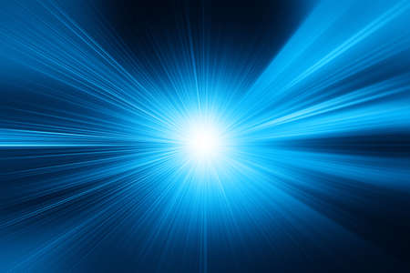 Abstract toned image of high speed in tunnel.の写真素材