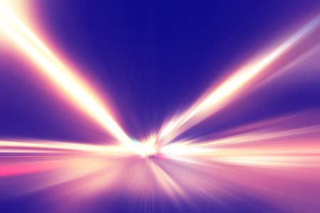 Abstract image of speed motion on the road.の写真素材