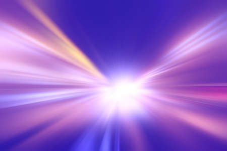 Abstract image of speed motion on the night road.の写真素材