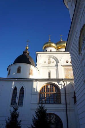 Dmitrov, Moscow Region, Russian Federation, - November 27, 2016: Cathedral in the town fortress. Cathedral in the town fortress in Dmitrov.のeditorial素材