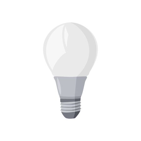 Energy saving lamp. Simple eco friendly vector illustration.のイラスト素材