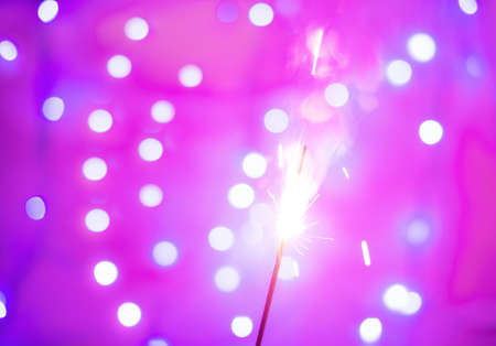 Background of festive sparklers.の写真素材