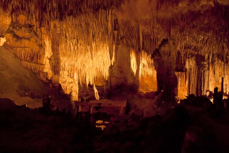 Incide the dragon caves on island Majorca, Spainのeditorial素材