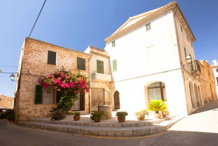 Alcudia Old Town in island Majorca Spain 28.06.2017のeditorial素材