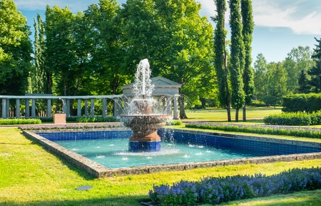 Naantali, Finland - 28 June, 2019: Kultaranta, the official summer residence of President of Finland.のeditorial素材
