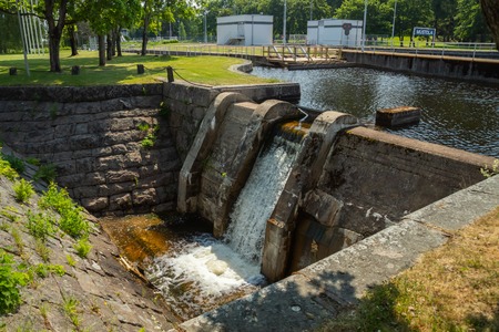 Lappeenranta, Finland - June 20, 2019: The Saimaa Canal at summer.のeditorial素材