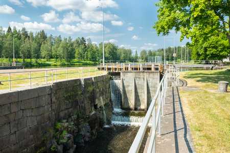 Lappeenranta, Finland - June 20, 2019: The Saimaa Canal at summer.のeditorial素材