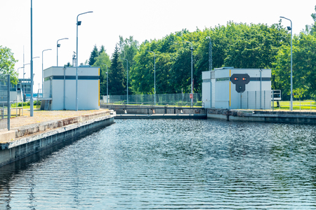 Lappeenranta, Finland - June 20, 2019: The Saimaa Canal at summer.のeditorial素材