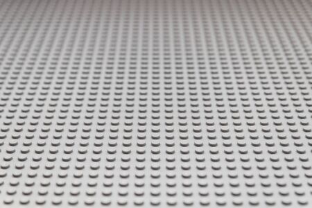 Kouvola, Finland - 18 December 2019: Lego gray baseplateのeditorial素材