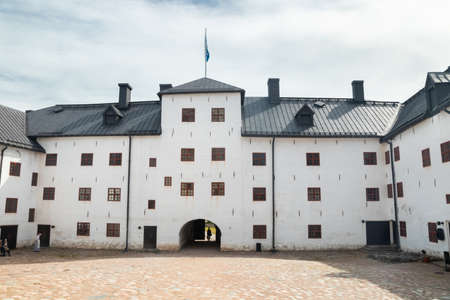 Turku, Finland - June 29, 2019: Old medieval castle.